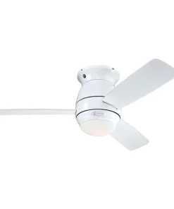 VENTILADOR DE TECHO CON LUZ 122CM HALLEY BLANCO 72180 FARHO