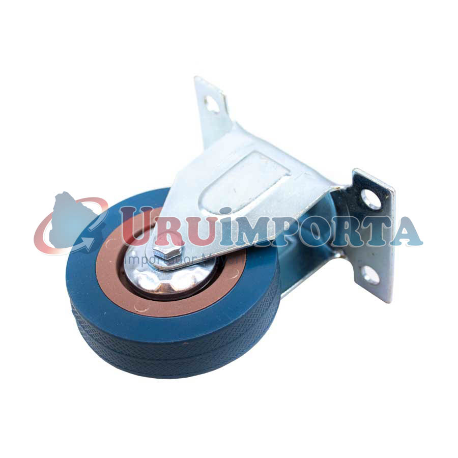 RUEDA FIJA 2 1/2″ DE GOMA-METAL LH-2465 - Imagen 4