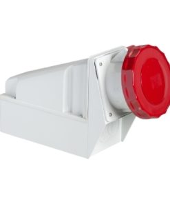 Wall Mounted Angle Industrial Socket with Wander Plug – 4P+N – 125A – 380V – IP67
