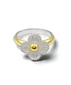 Anillo Alhambra – Plata 950/ Oro 18K