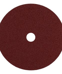 Disco de lija de 7″ con respaldo de fibra, grano 50, Truper DILF-750 100161