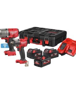 POWERPACK M18 IMPACTO ONEFHIWF34 + IMPACTO FMTIW2F12 MILWAUKEE