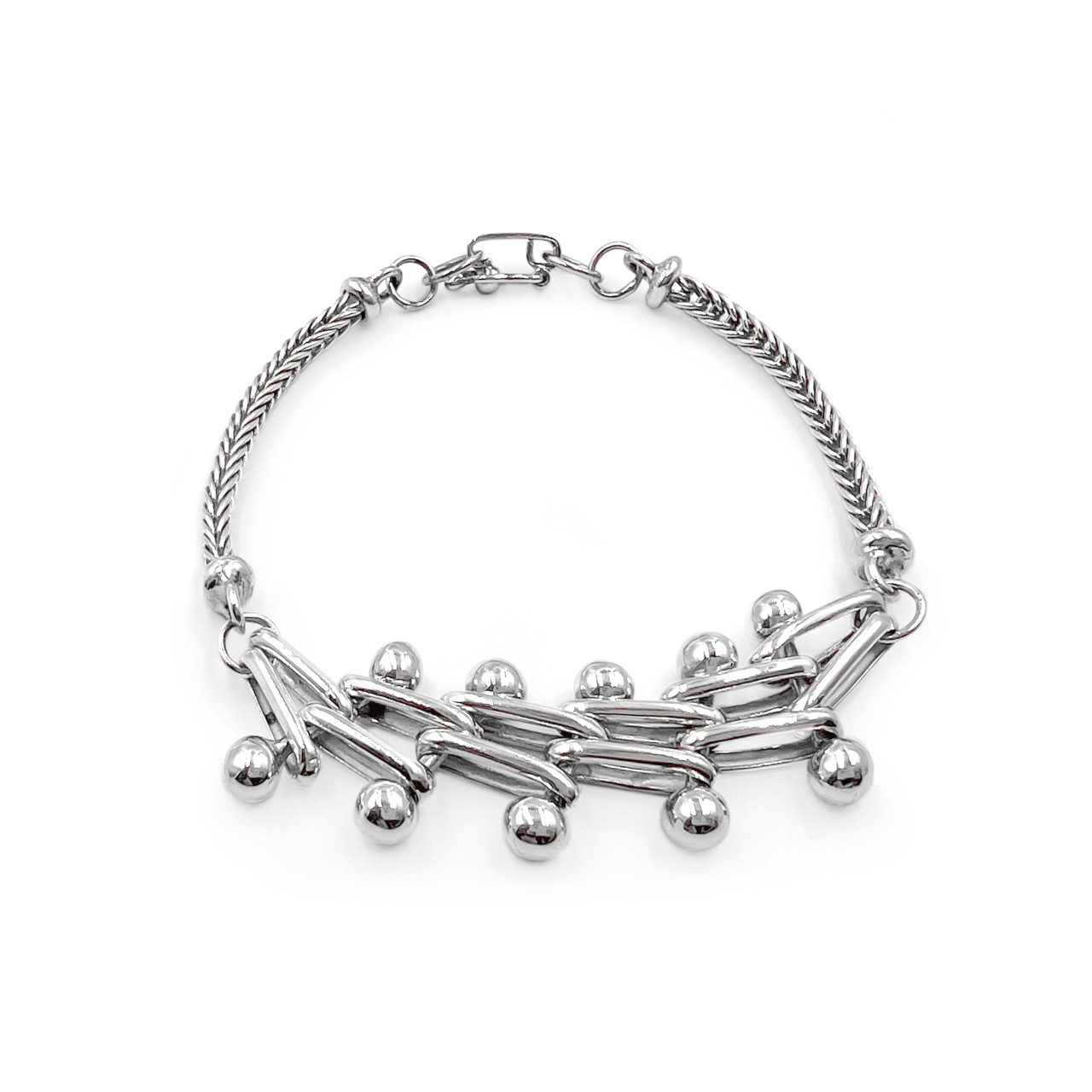 Pulsera Cruzada – Plata 950/925