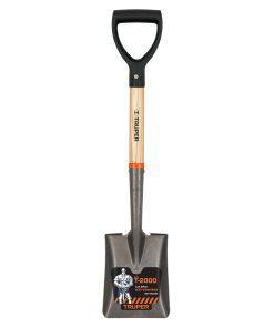 Pala cajuelera cuadrada, puño «D» mango de madera, Truper TR-BYC 17194