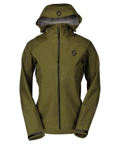 WS EXPLORAIR LIGHT DRY 3 LAYER VERDE FIR CHAQUETA IMPERMEABLE CHICA TRAIL RUNNING SCOTT 289324
