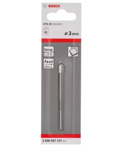 Broca para vidrio Expert for Ceramic CYL-9 3mm