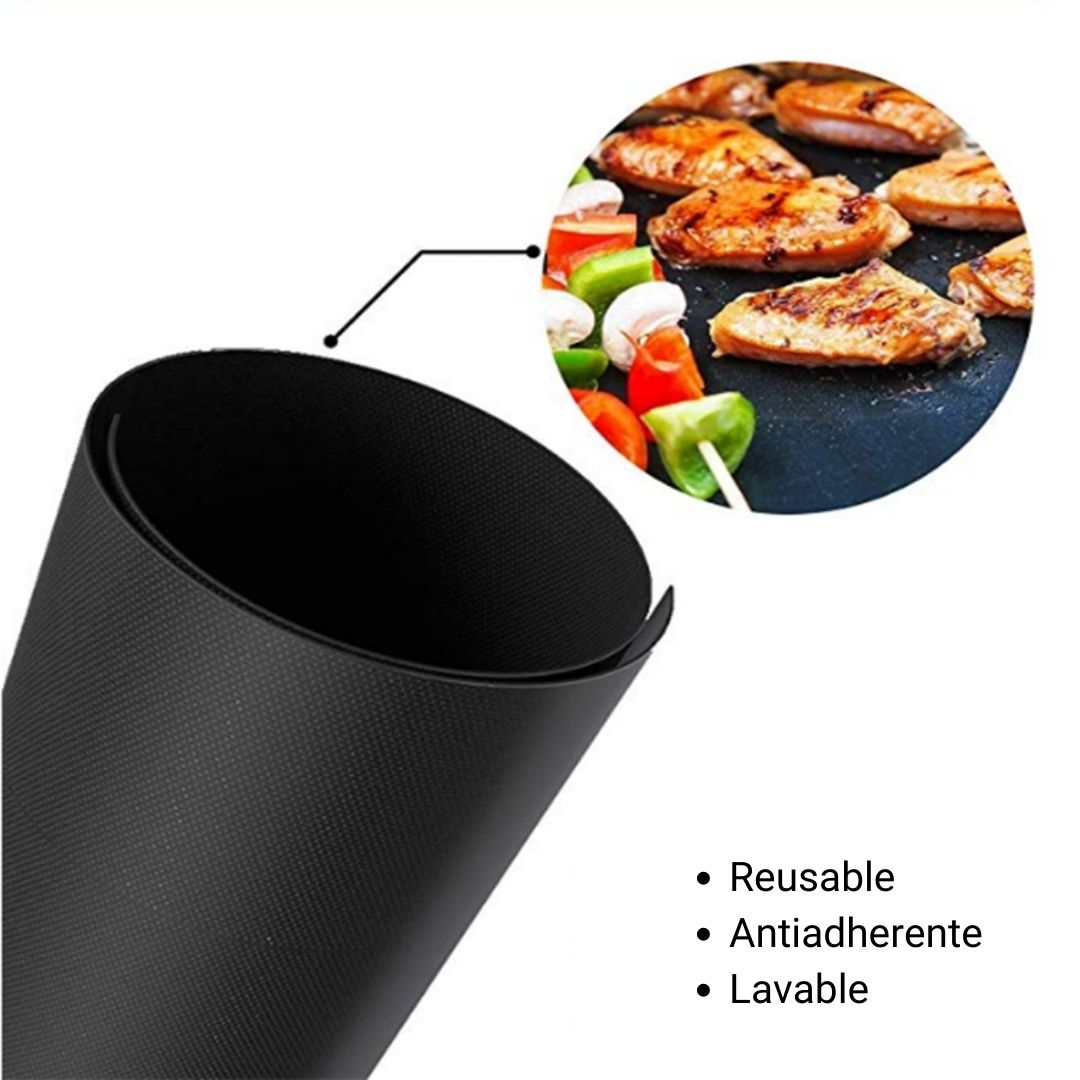 Esterilla para Barbacoa y Horno reutilizable – 30 x 40 cm (Pack de 2 Uds.) - Imagen 3