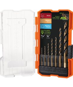 Juego de 7 brocas HSS para metal en estuche, Truper Expert JBAV-7 11396