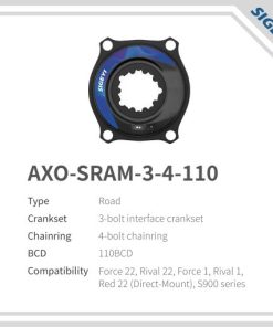 POTENCIOMETRO ARAÑA AXO SRAM 3Tornillos ROAD (4-110BCD) SIGEYI