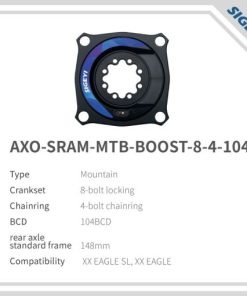 POTENCIOMETRO ARAÑA AXO SRAM 8Tornillos MTB (4-104BCD) SIGEYI