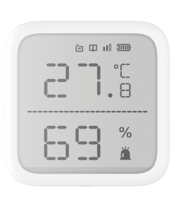 (AX PRO) Detector de Temperatura y Detector de Humedad Inalámbrico / 2.7″ de Tamaño / Uso en Interior