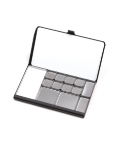 Caja Paleta de Bolsillo Art Toolkit (92mm. x 64mm.) Inoxidable Imantada Godets tamaños surtidos NEGRA